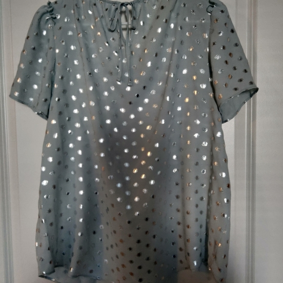 Satin Babydoll Dress Blouse - Picture 2 of 2